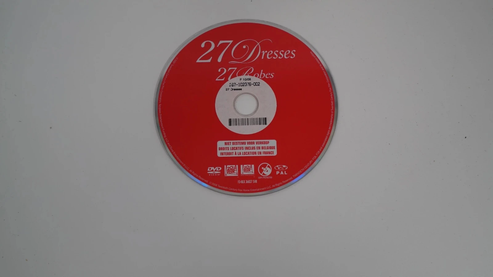 27 robes (DVD, Pal, région 2) – photo 3